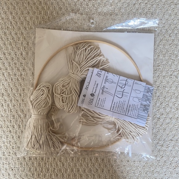 Never Opened Macramé Wall Hanging Kit - Picture 2 of 2